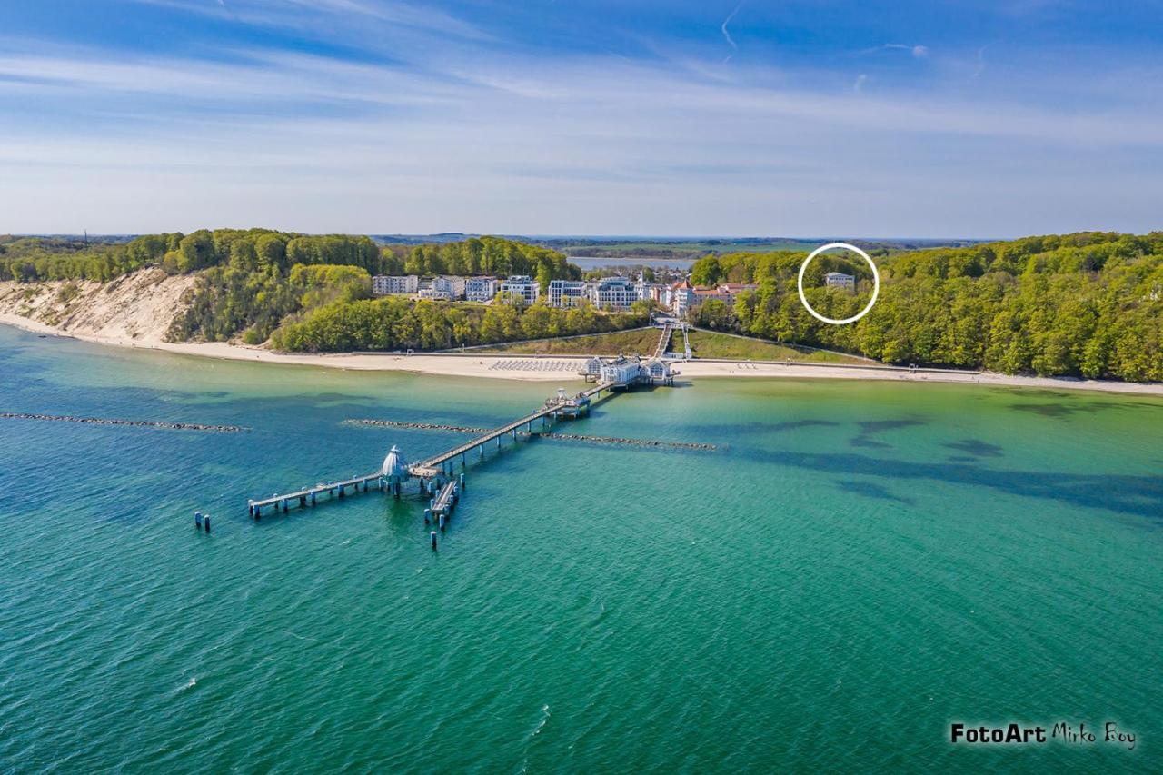 Residenz Seeblick, Fewo 10 Mit Balkon Und Ostseeblick Sellin  外观 照片
